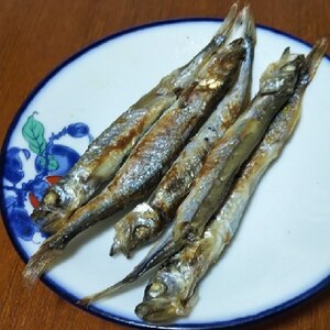 フライパンで焼きししゃも